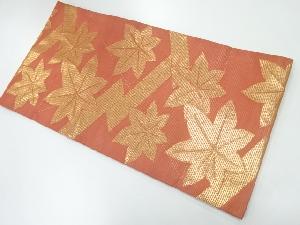 未使用品　絽葉模様織出し名古屋帯